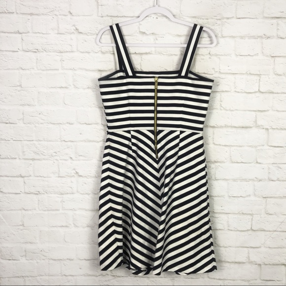Michael Kors Chevron Striped Ponte Tank Dress 8 - Picture 4 of 7